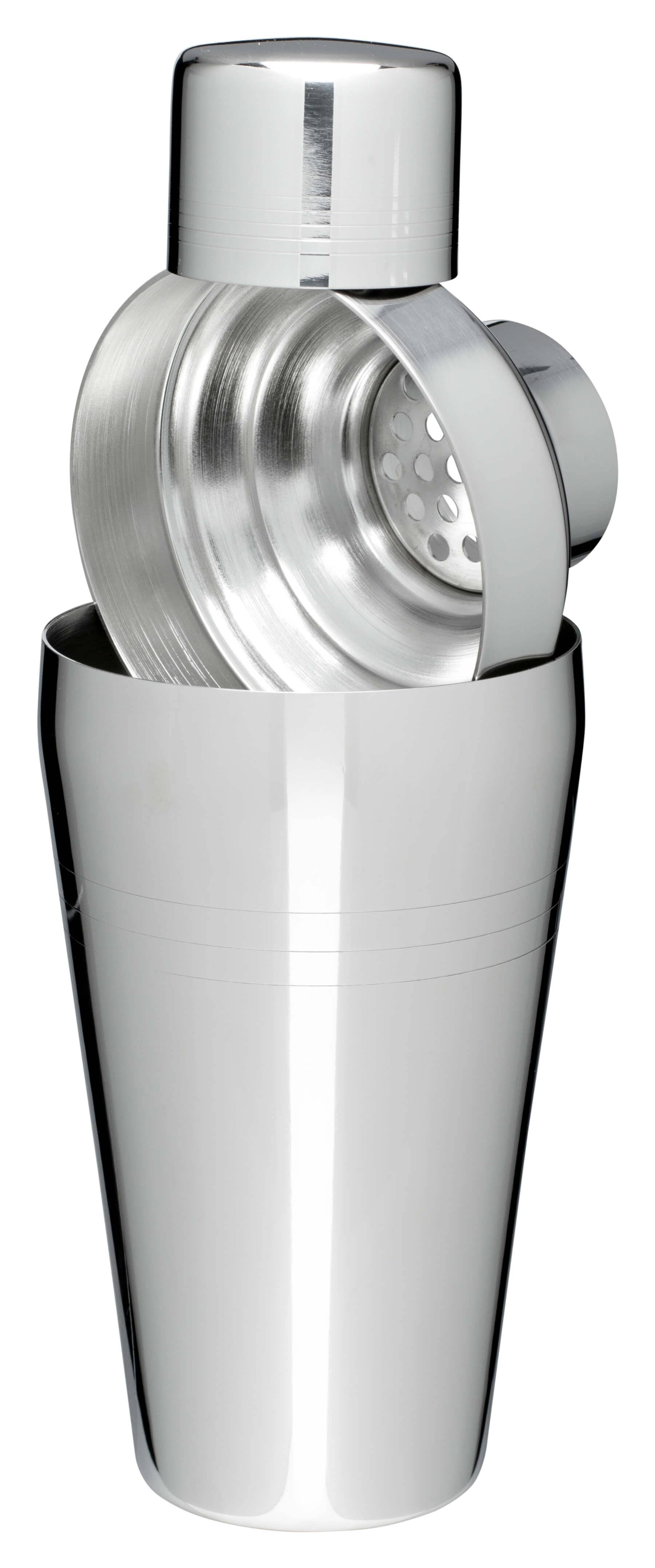 3-piece Yukiwa Baron shaker, stainless steel - 510 ml