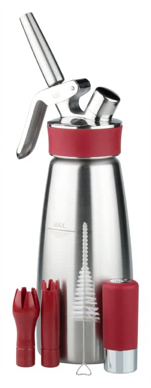 iSi Sahnebereiter "Gourmet Whip PLUS", Edelstahl - 0,5l