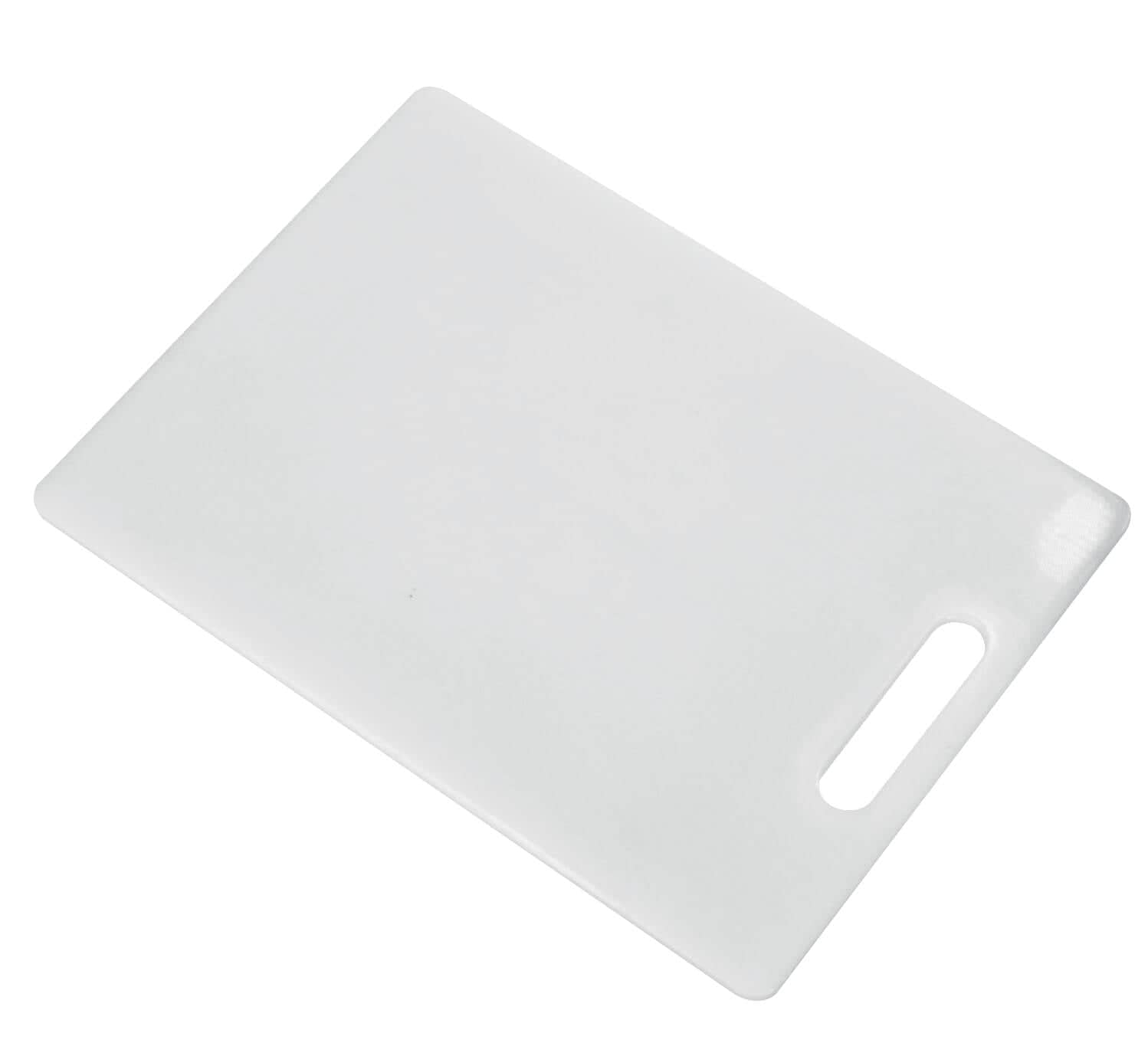 Planche à découper, blanche - polypropylène (34,5 x 24,5cm)