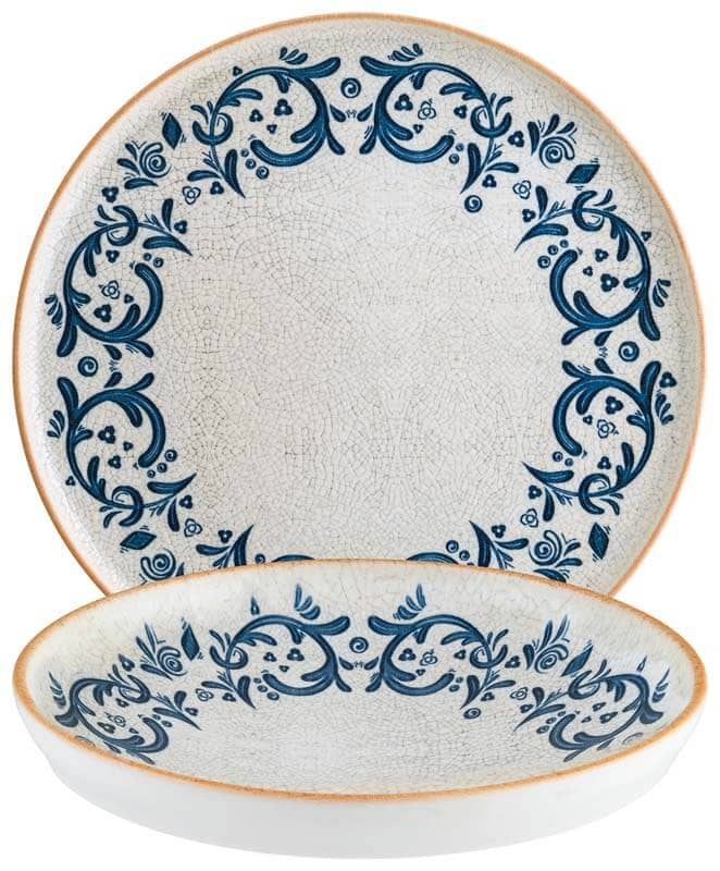 Bonna Viento Hygge Teller flach 22cm blau - 6 Stück