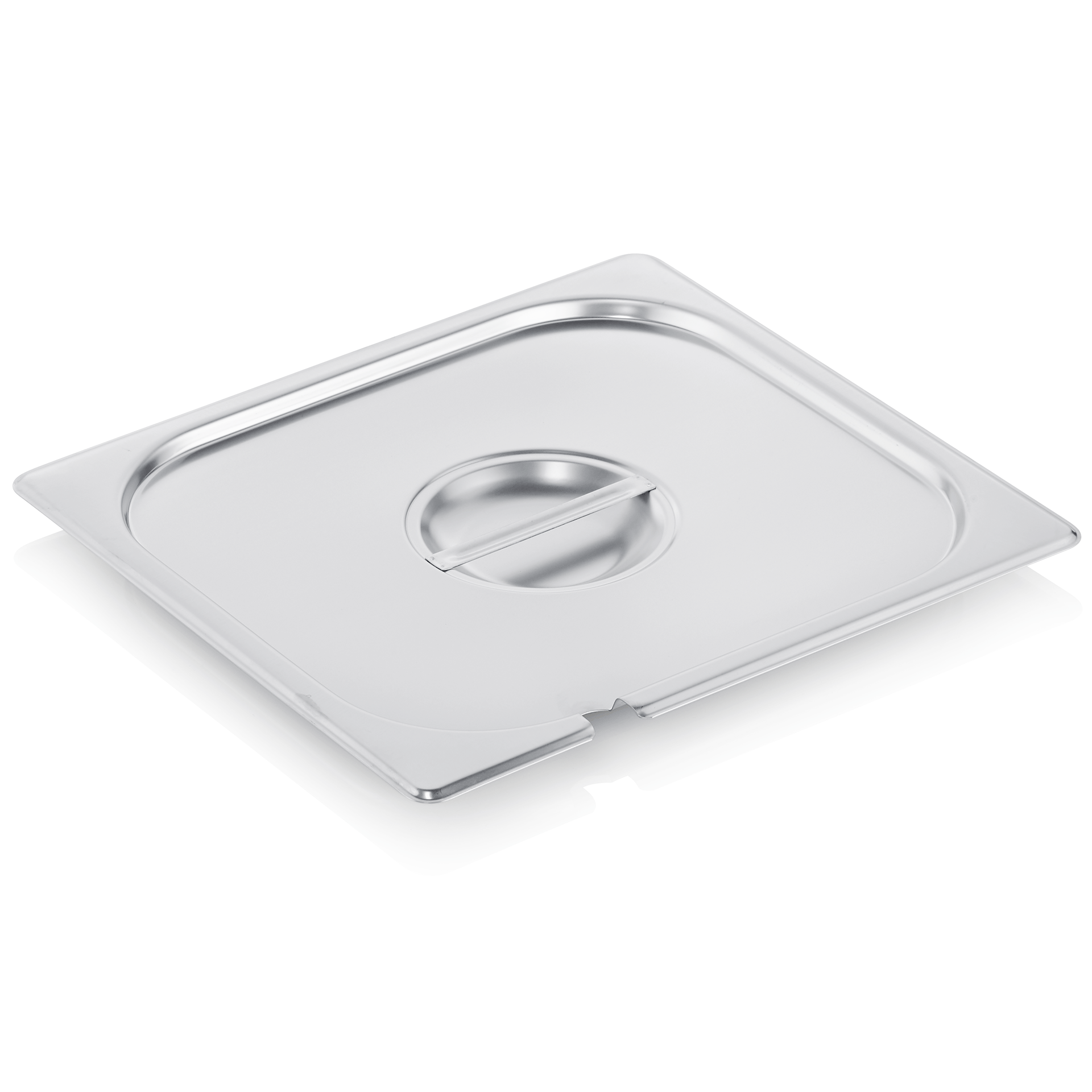 GN 2/3 Tapa, con hueco para cuchara, CNS 18/8 (serie GN SELECT)