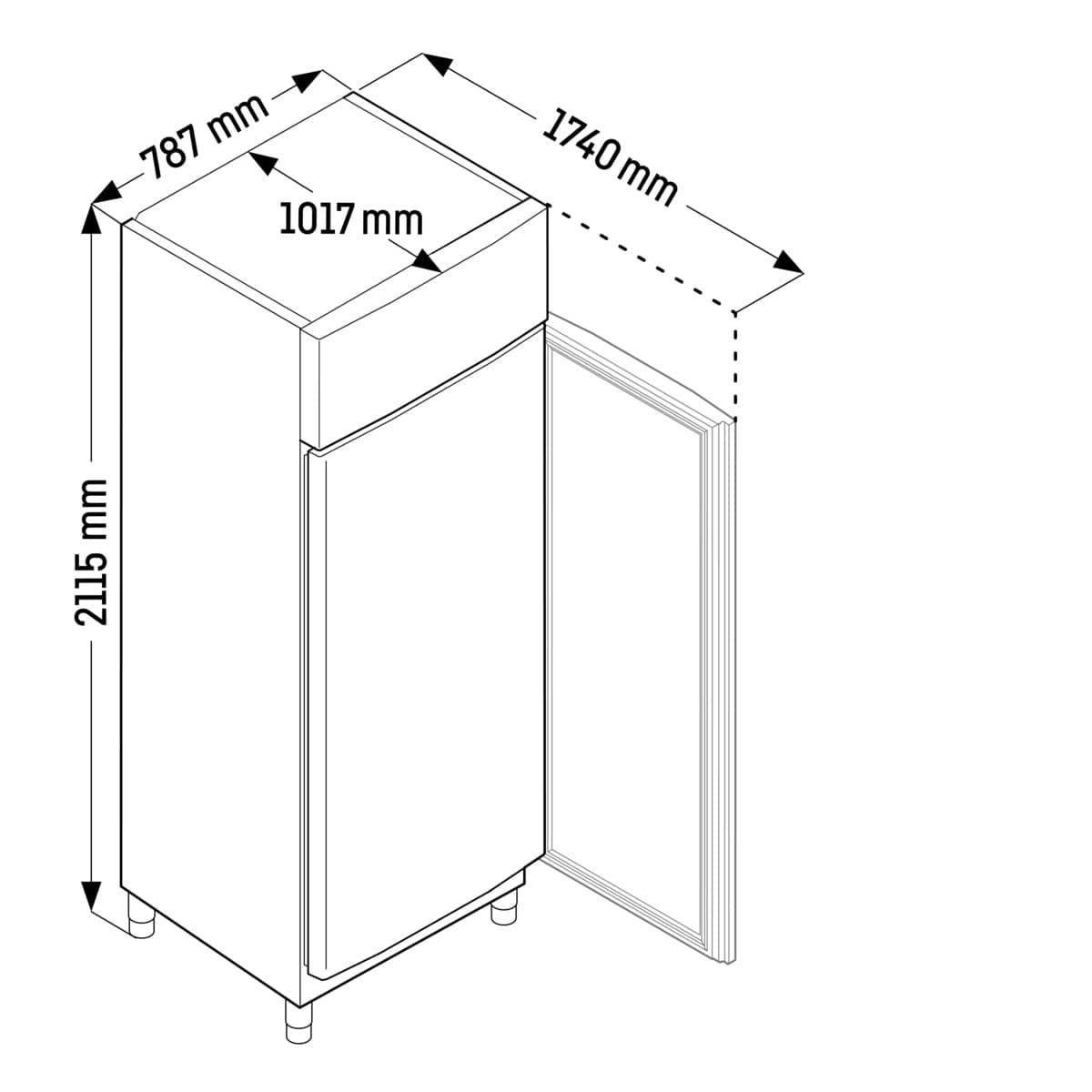 Liebherr Bäckerei-Kühlschrank BRPSvh 8401-40 Perfection - 854 l, H 211,5 cm