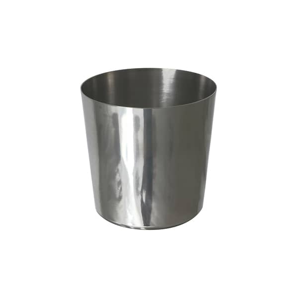 Vasos de acero inoxidable / Vasos para aperitivos Acero inoxidable pulido - 8,5 x 8,5 cm/420 ml (12 uds)