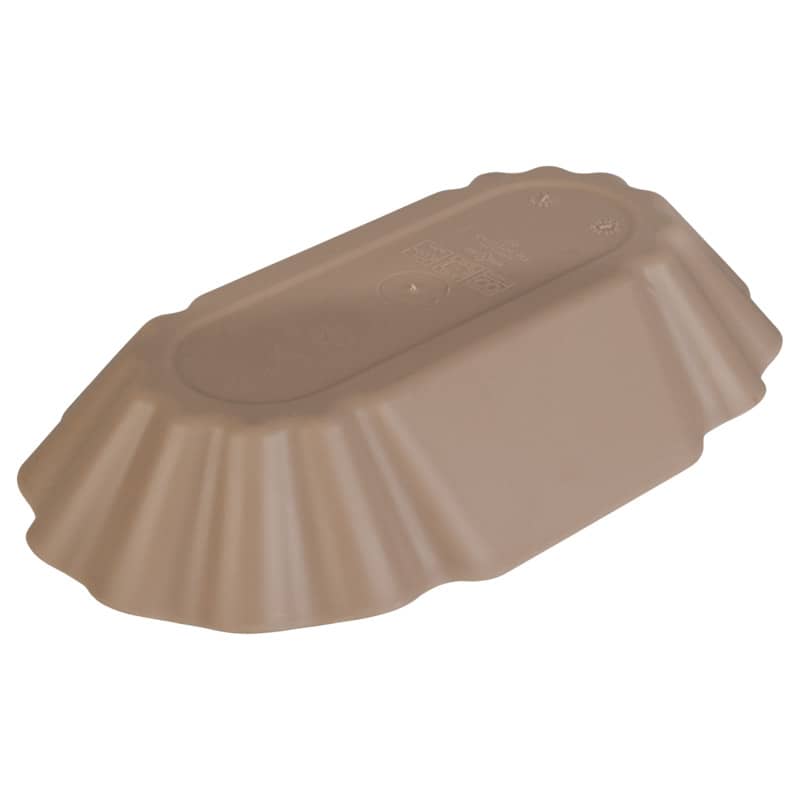 Barquette à frites, polypropylène brun - 20 cm