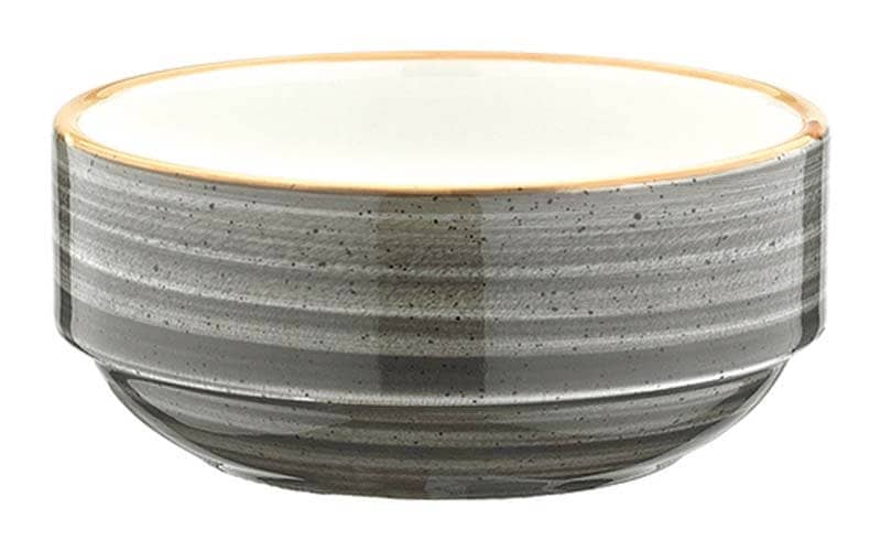 Bonna Aura Space Banquet Stapelschale 6cm, 3cl grau - 24 Stück