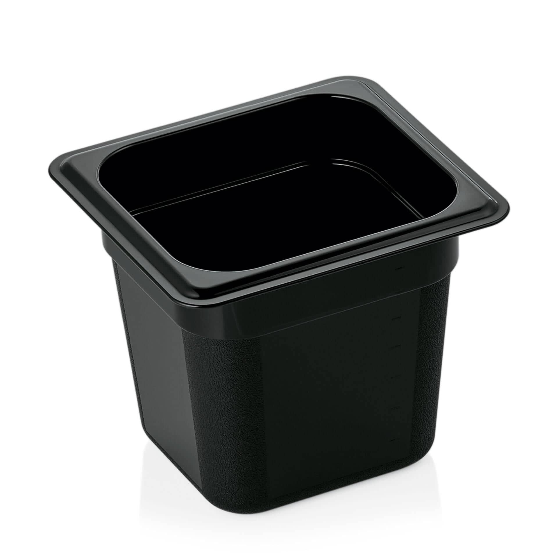 GN 1/6 Récipient Gastro Norm 150mm de profondeur - PC noir (série GN 96)