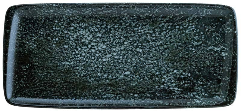 Placa Bonna Cosmos Black 34 x 16 cm, negra, 12 ud