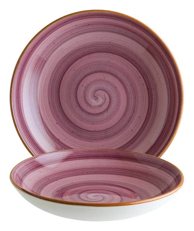 Bonna Aura Blackberry Bloom Plato hondo 23 cm morado - 6 ud