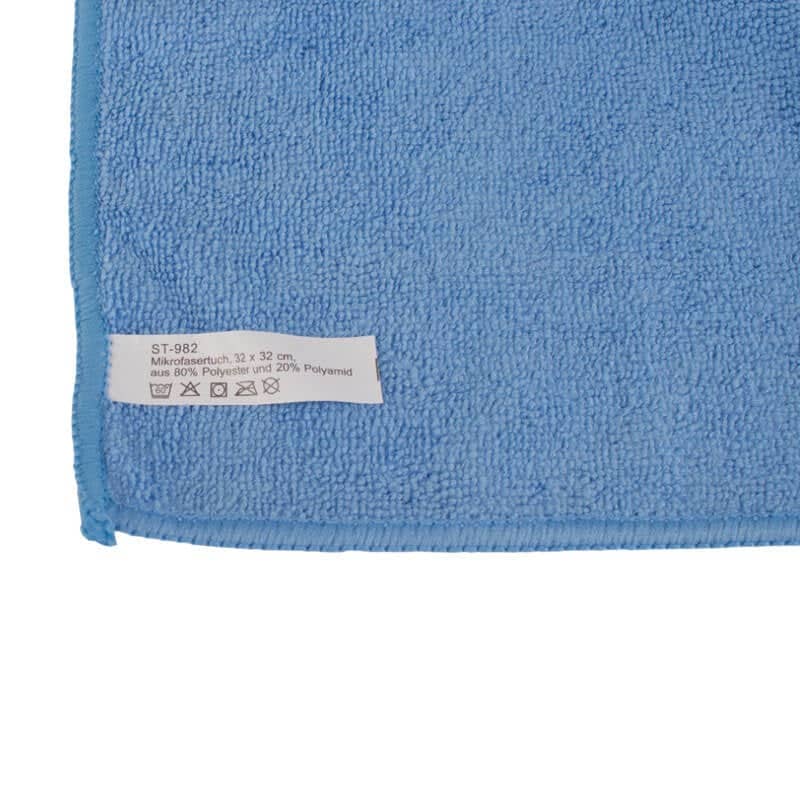 Microfiber cloths, assorted colors - 32x32 cm (12 pcs.)