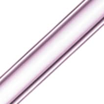 Glass drinking straws (8x200mm) - pink (50 pcs. + 3 brushes)