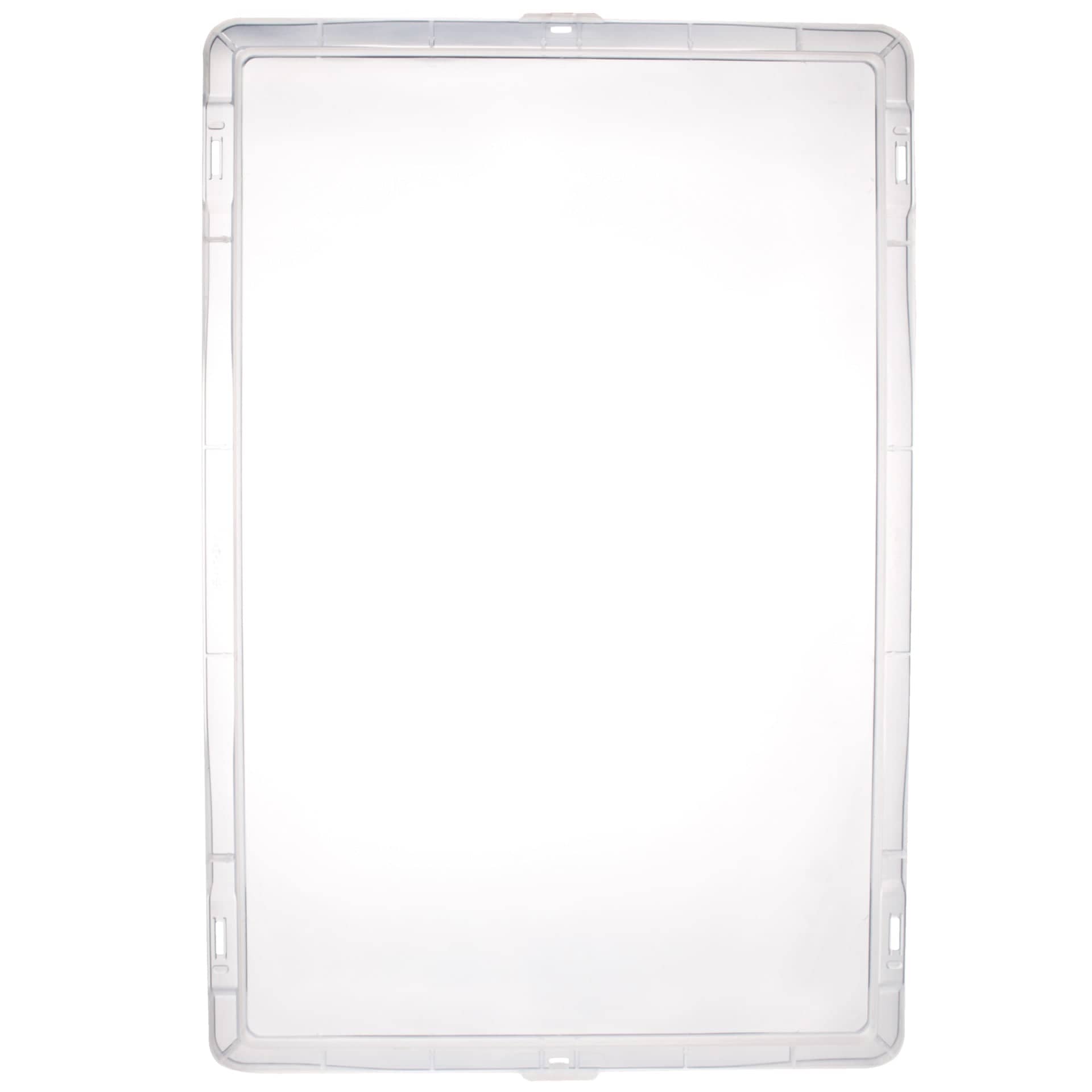 Lid for Euronorm Budget Crystal Stackable Container - 60x40x1.8 cm