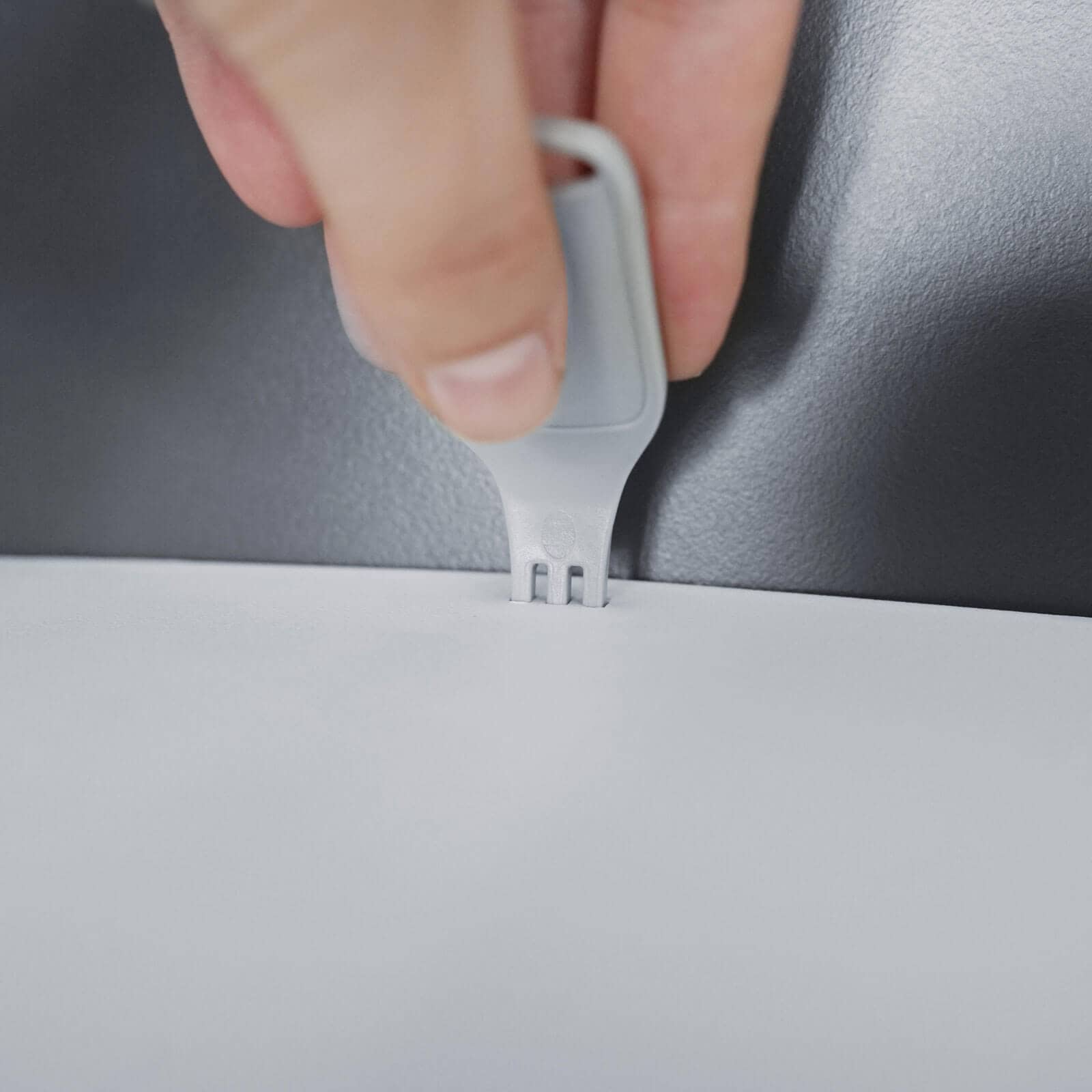 Distributeur de rouleaux d'essuie-mains avec capteur, plastique - blanc mat