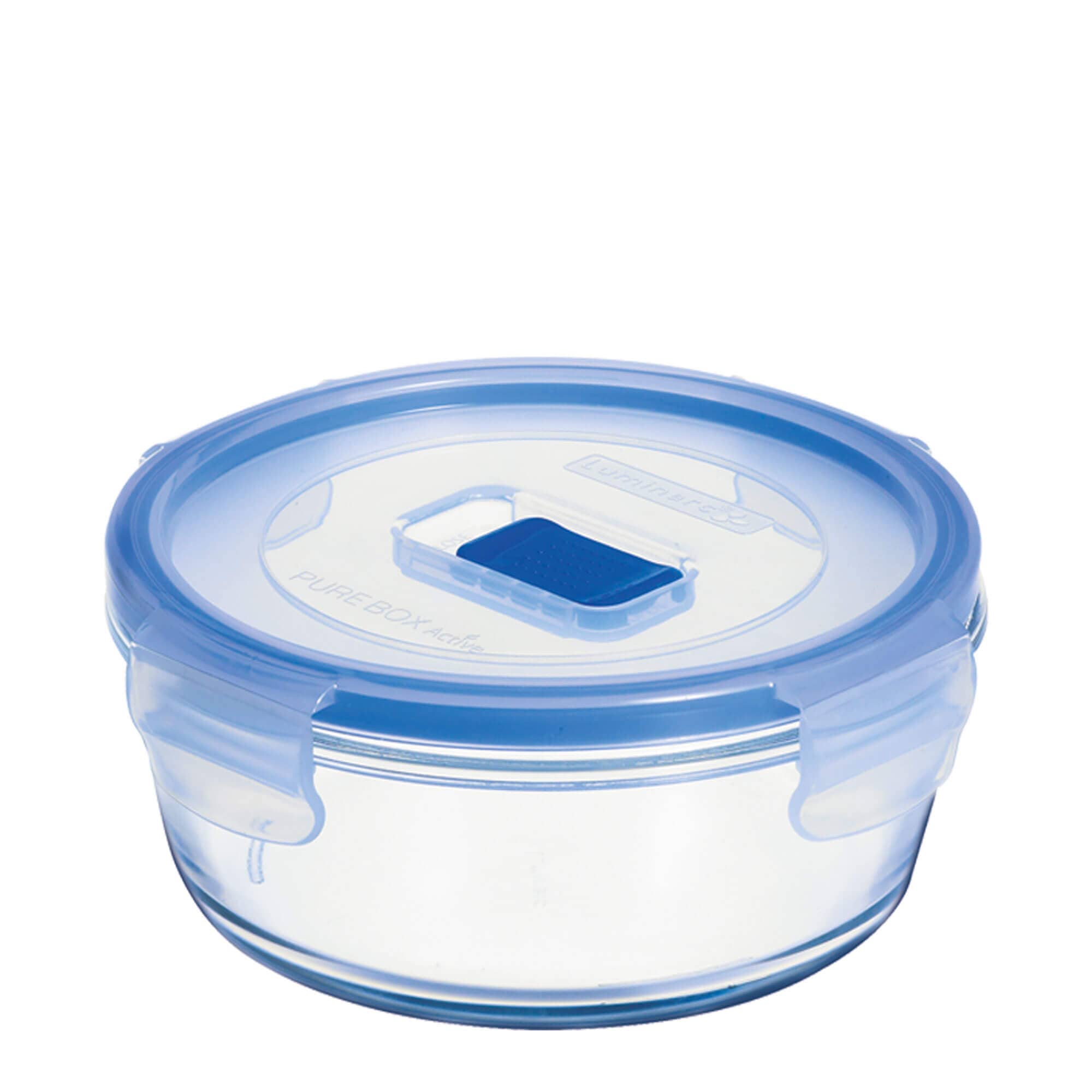 Boîte à provisions en verre Pure Box Active, Luminarc, ronde - 670ml