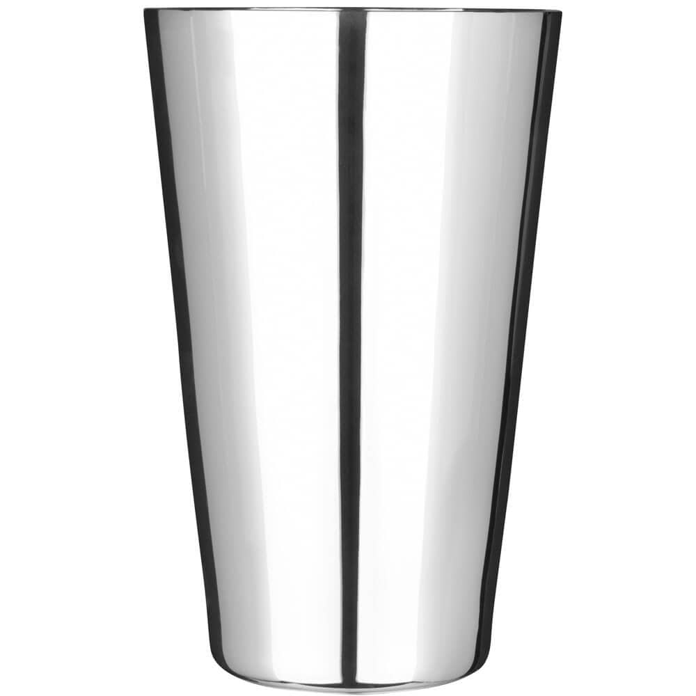 Cocktailshaker / French Shaker, Messing, Silber überzogen - 500ml