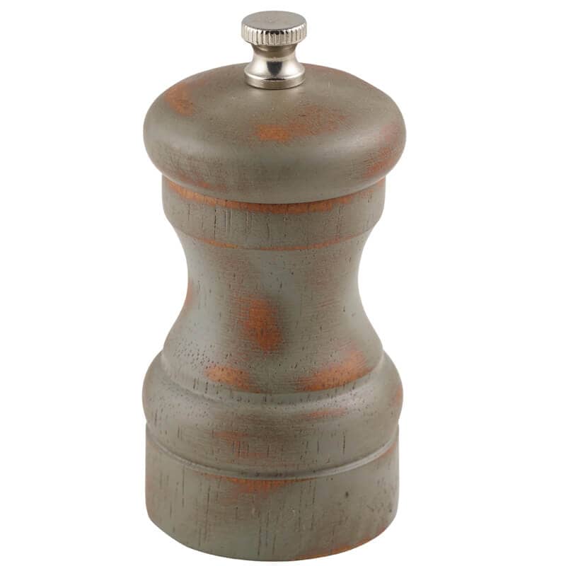 Molino de sal y pimienta, madera - Finish antiguo (10 cm)