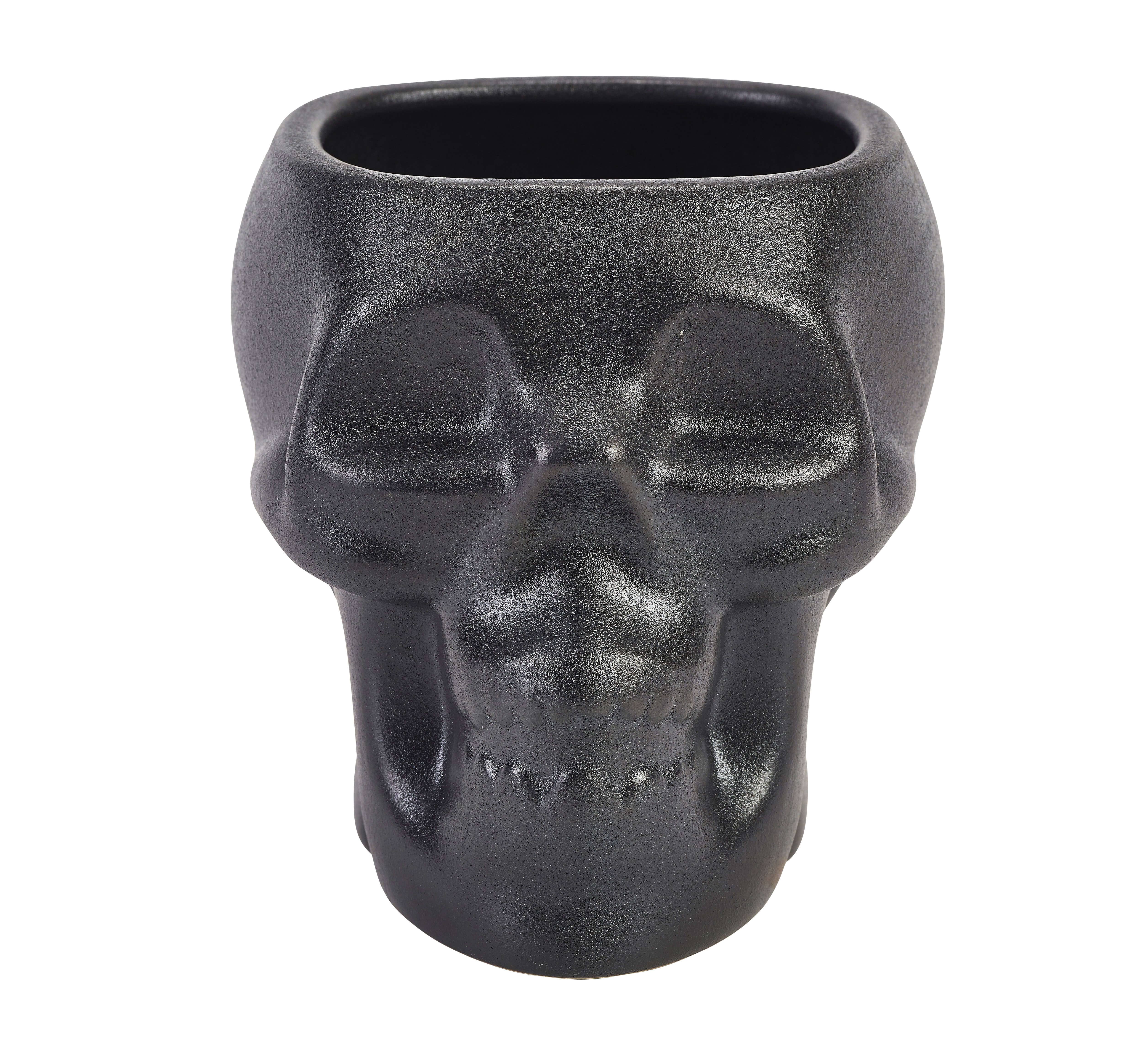 Vaso Tiki Skull, negro - 800 ml