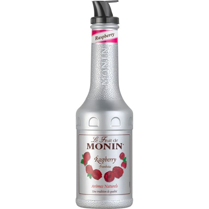 Real Raspberry Puree Bar Mix Raspberry Fruit Purée Mix - Monin (1,0l)