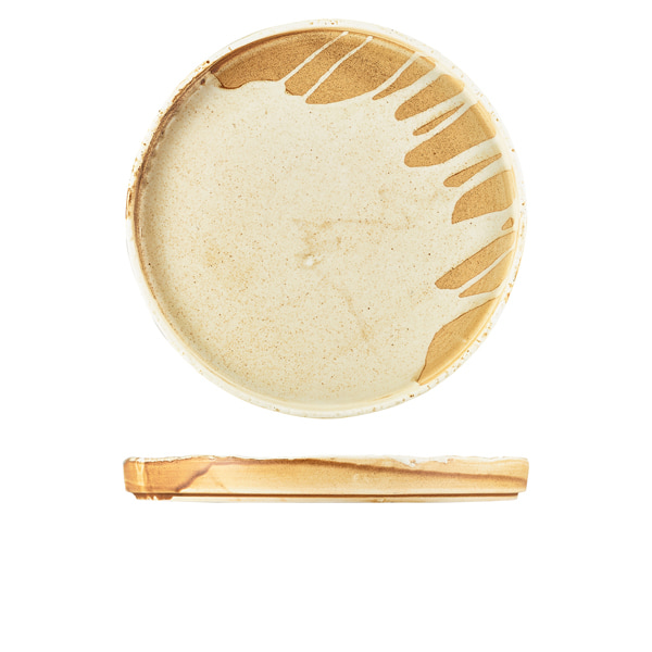 Assiette de présentation Roko Sand – 26 cm (4 pcs)
