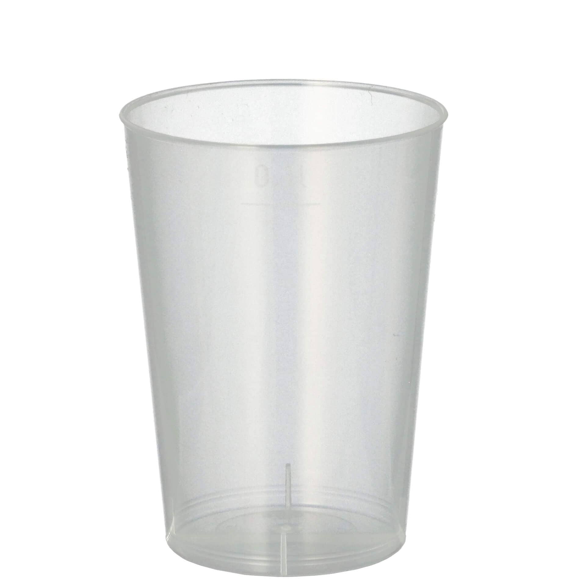 Reusable plastic cups, polypropylene - 0.1 L (40 pcs.)