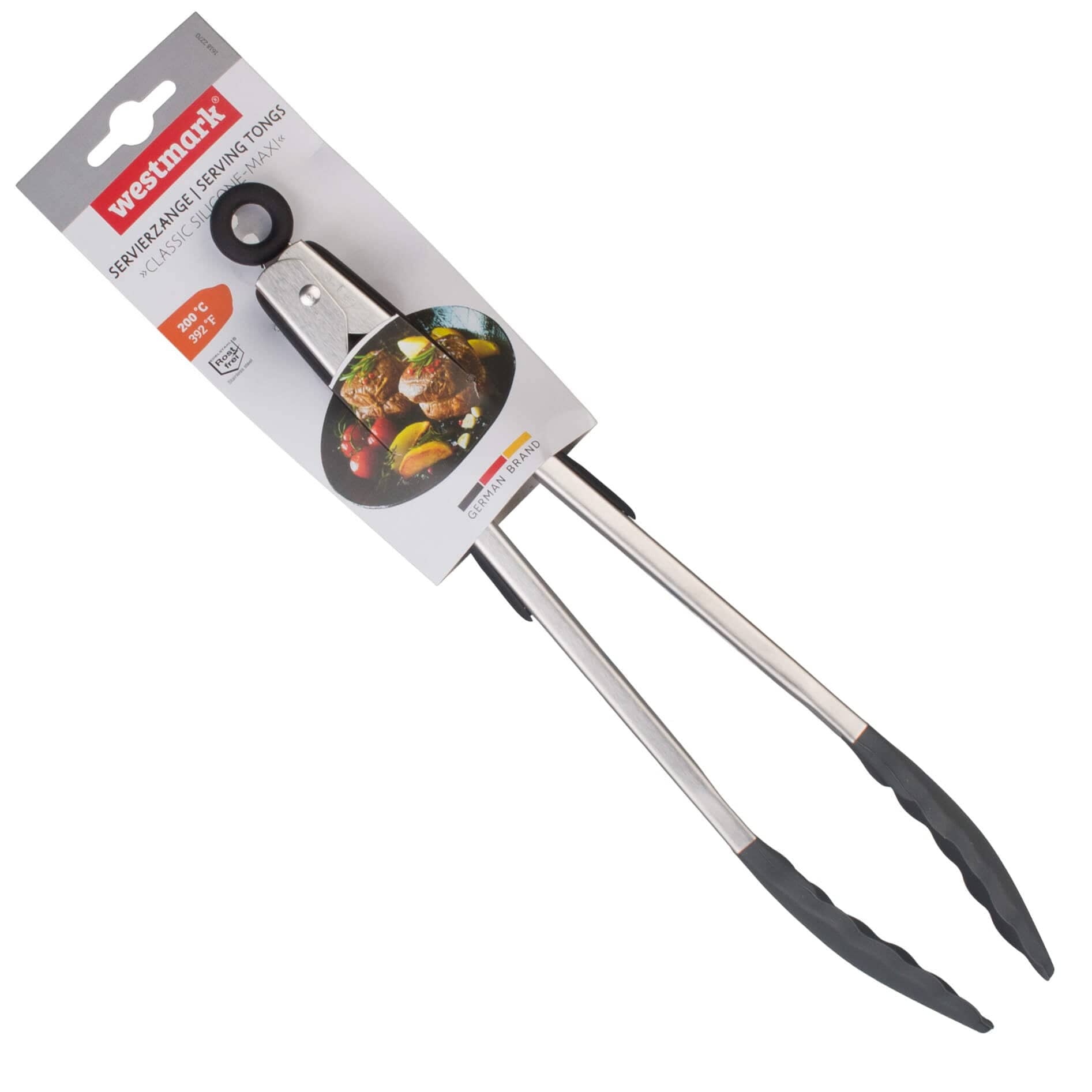 Classic Silicone Serving Tongs - 34 cm