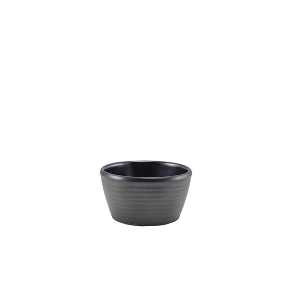 Ramekin Ripple, melamine matt black - 56ml (24 pcs.)