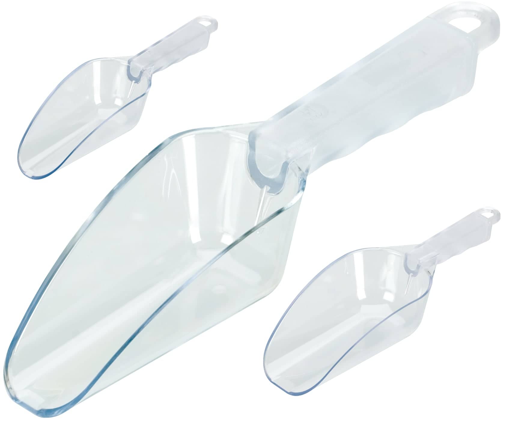 Ice scoop, polycarbonate transparent