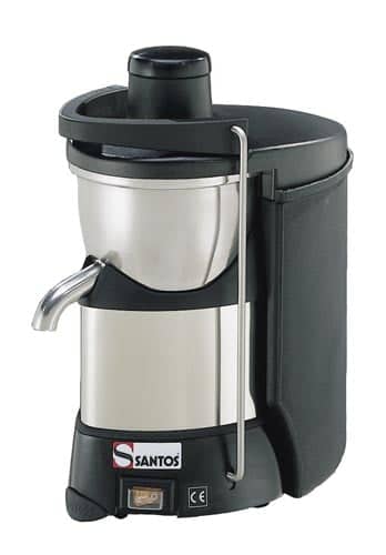 Licuadora para frutas, Santos Juicer 50, 800 vatios, 7,5 litros - negro