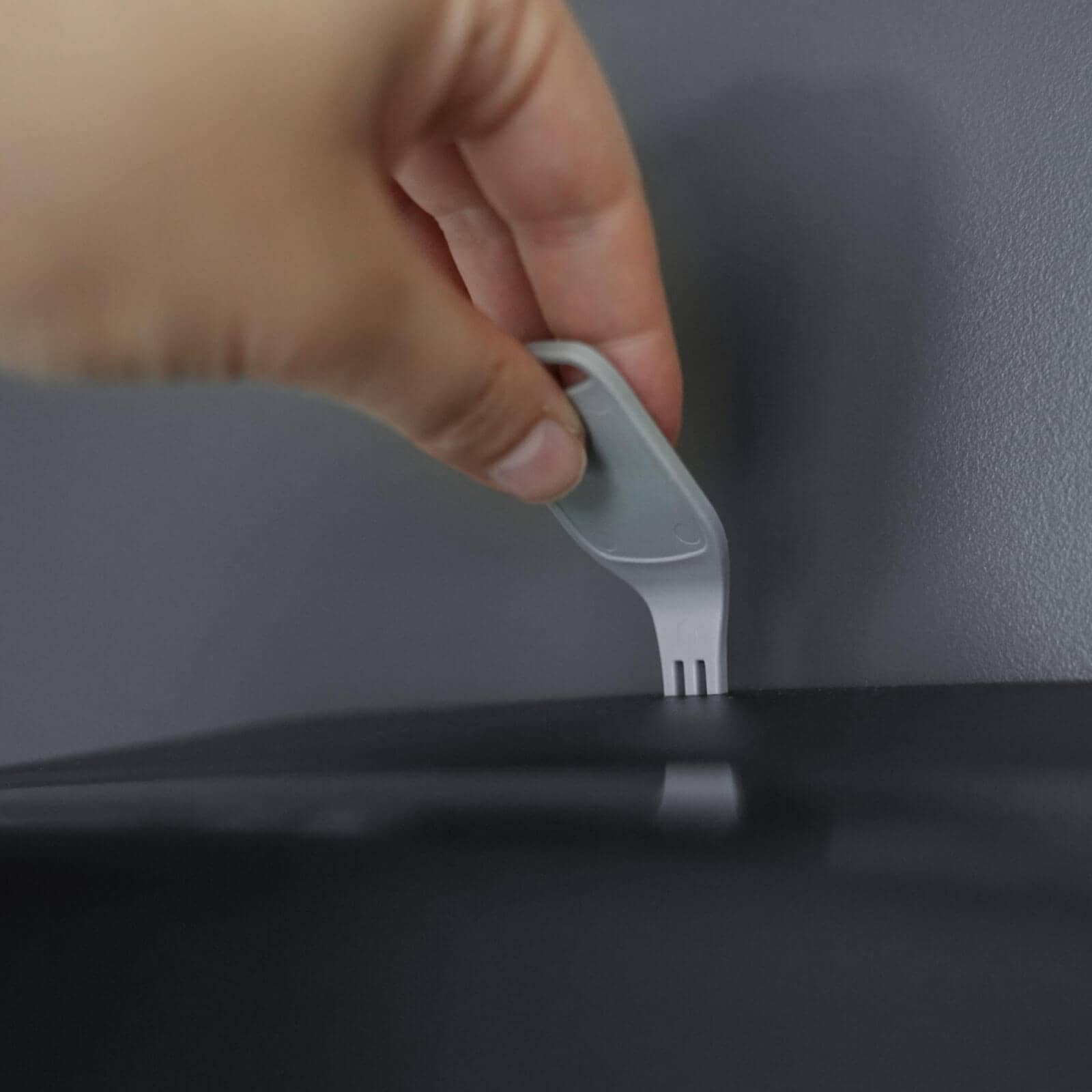 Distributeur de papier toilette pour 2 rouleaux sans mandrin - noir mat