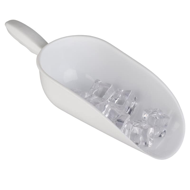 Ice scoop / multi-purpose scoop, white polypropylene - 600 ml