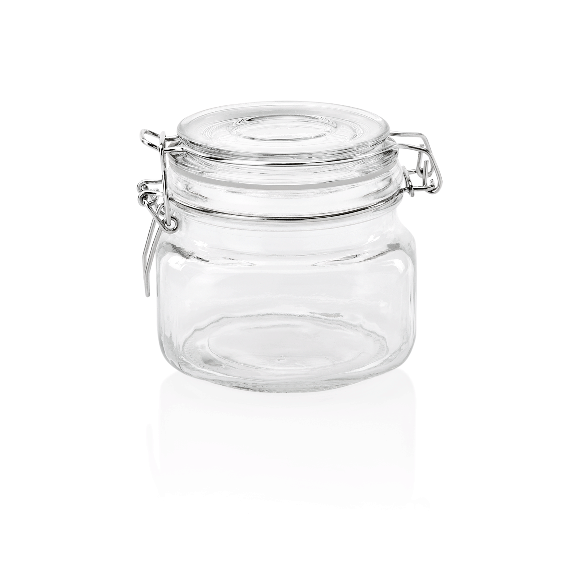Swing top glass, opal/tempered glass - 500 ml