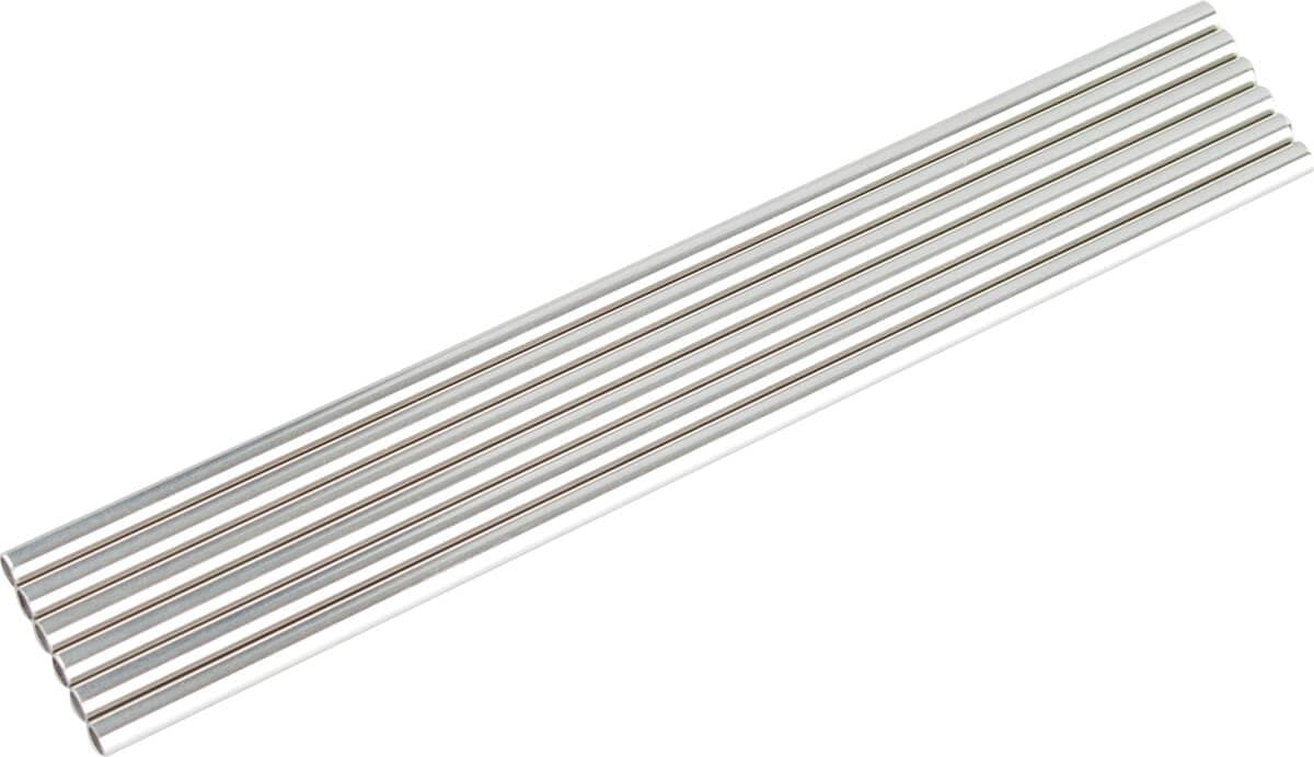Pajitas, acero inoxidable (6 x 230 mm) - 6 uds.