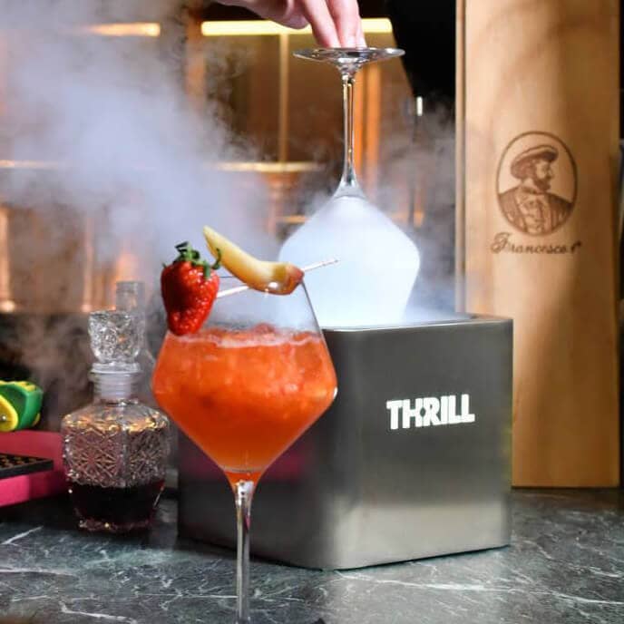 CO2 glass chiller Thrill Vortex Cube - stainless steel