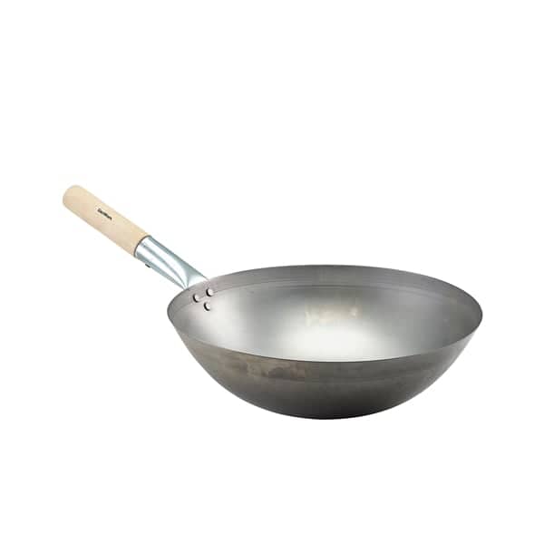 Eisen-Wok, runder Boden - 35,6 cm