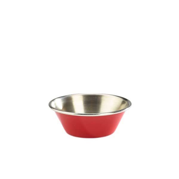 Dipschale, Edelstahl, rot - 43ml (24 Stk.)