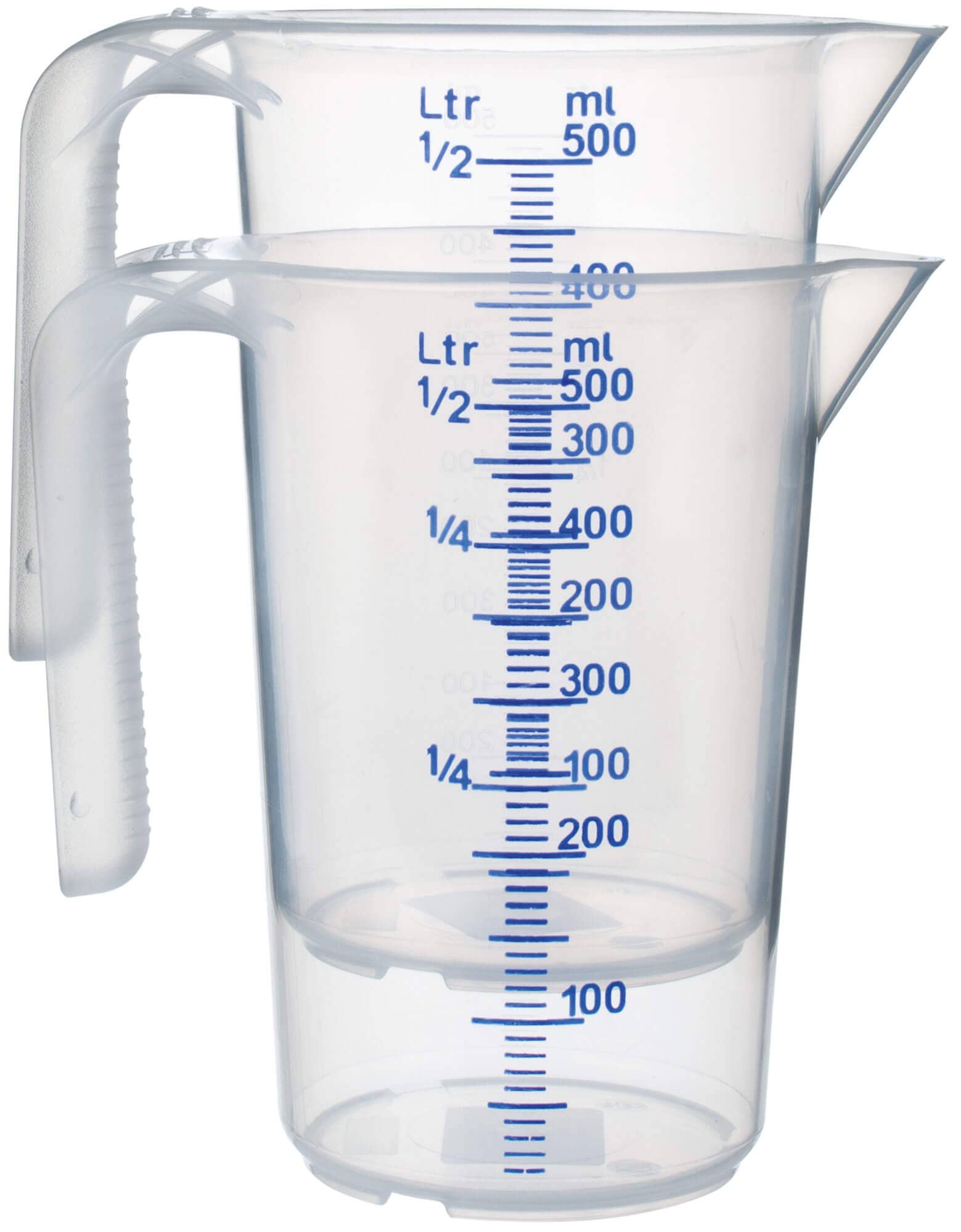 Measuring cup, stackable, PP - scale up to 500ml