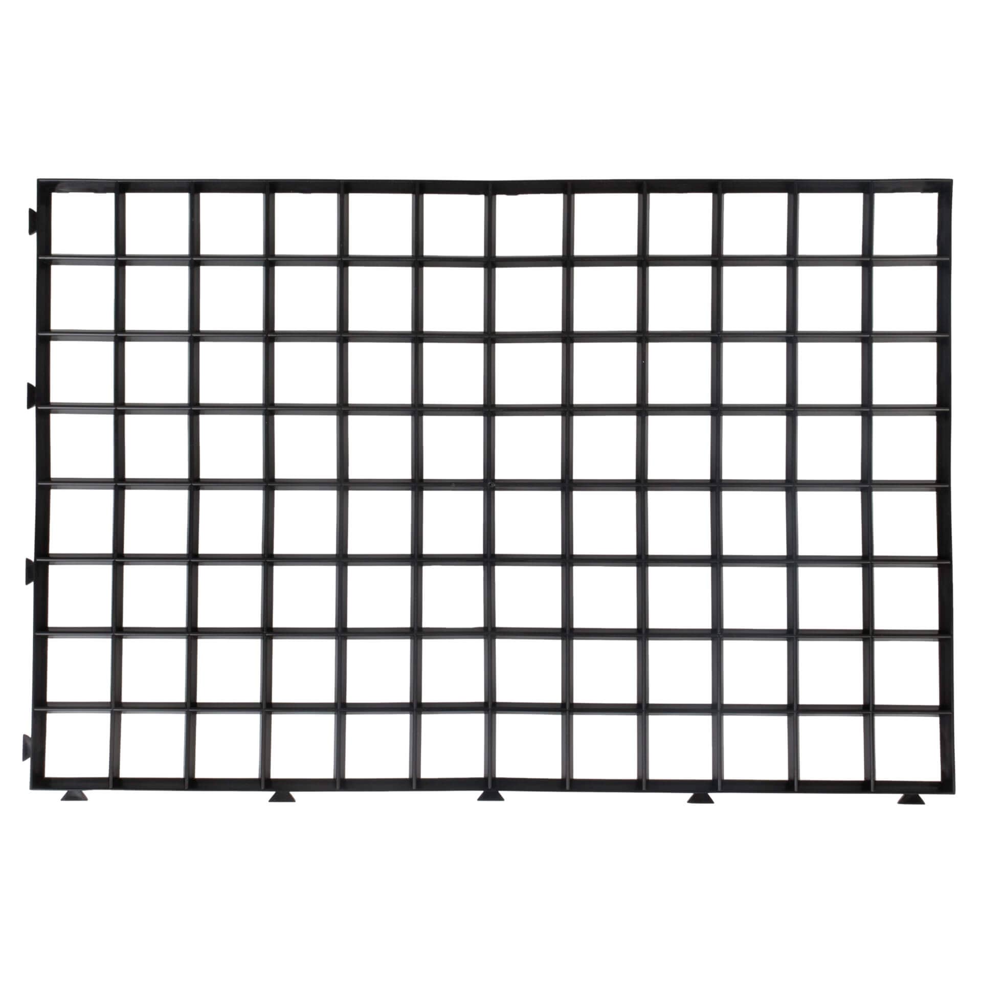 Egouttoir emboîtable, noir - 4 pcs.