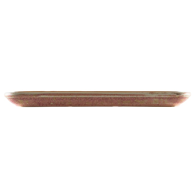 Schmale rechteckige Platte Terra Rose – 27 × 12,5 cm (6 Stk.)
