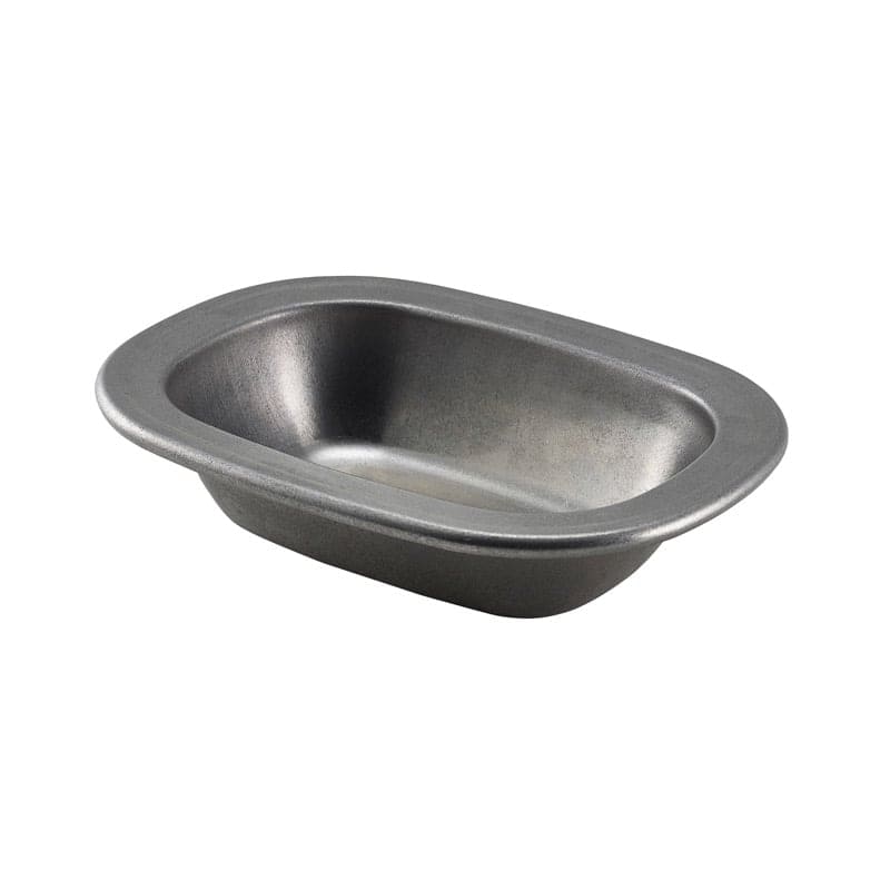 Pie dish, stainless steel, vintage - 16cm (12 pcs.)