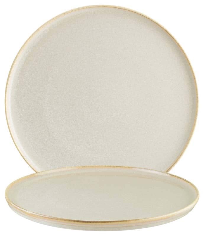Bonna Sand Assiette plate Hygge 16cm beige - 12 pièces