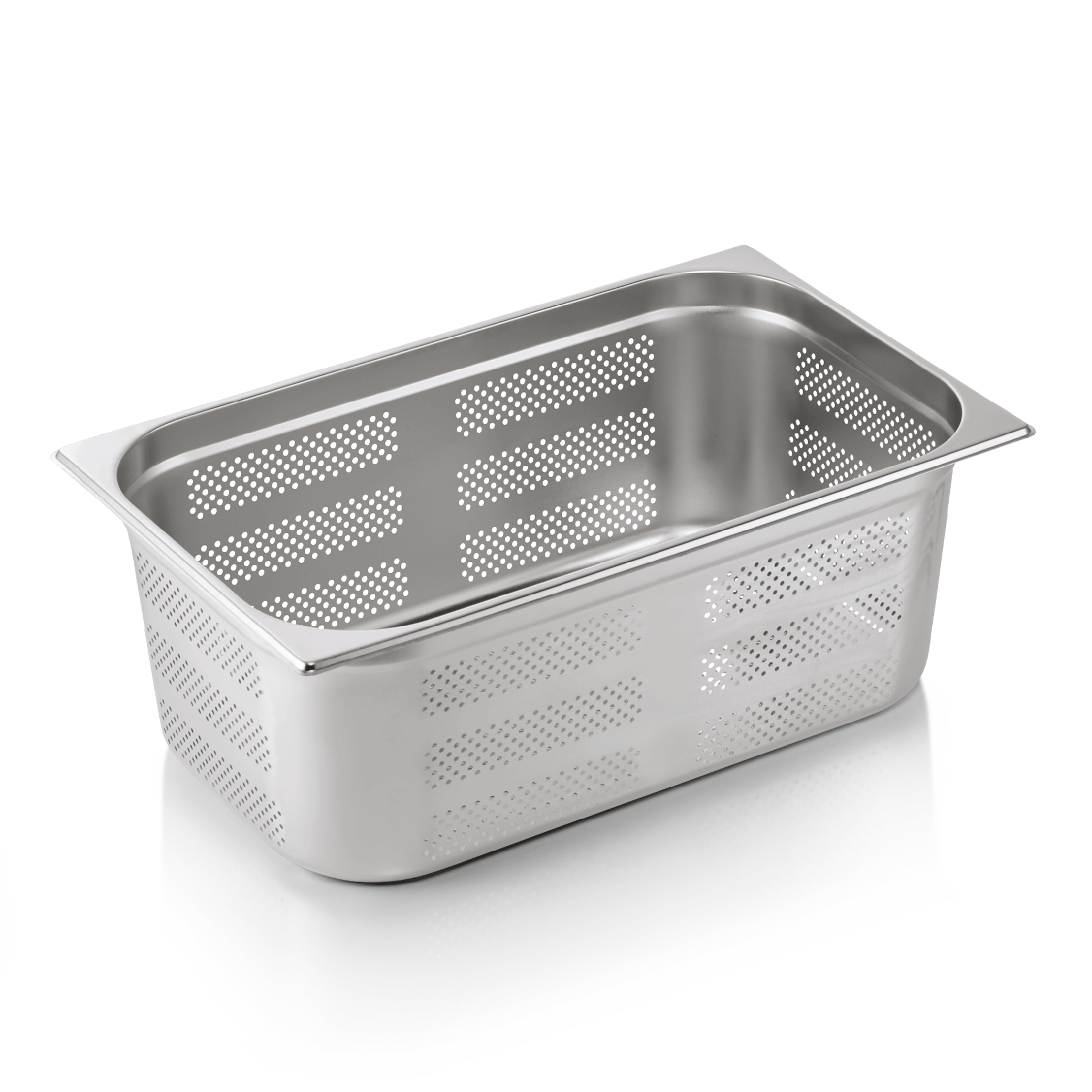 Recipiente GN 1/1, con perforaciones laterales y en el fondo, CNS, GN ESSENTIALS - 20 cm (6 uds.)