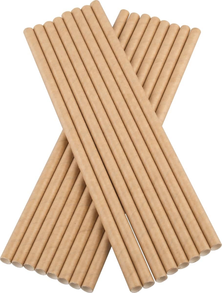 Trinkhalme, Papier (8x230mm), Prime Bar - beige