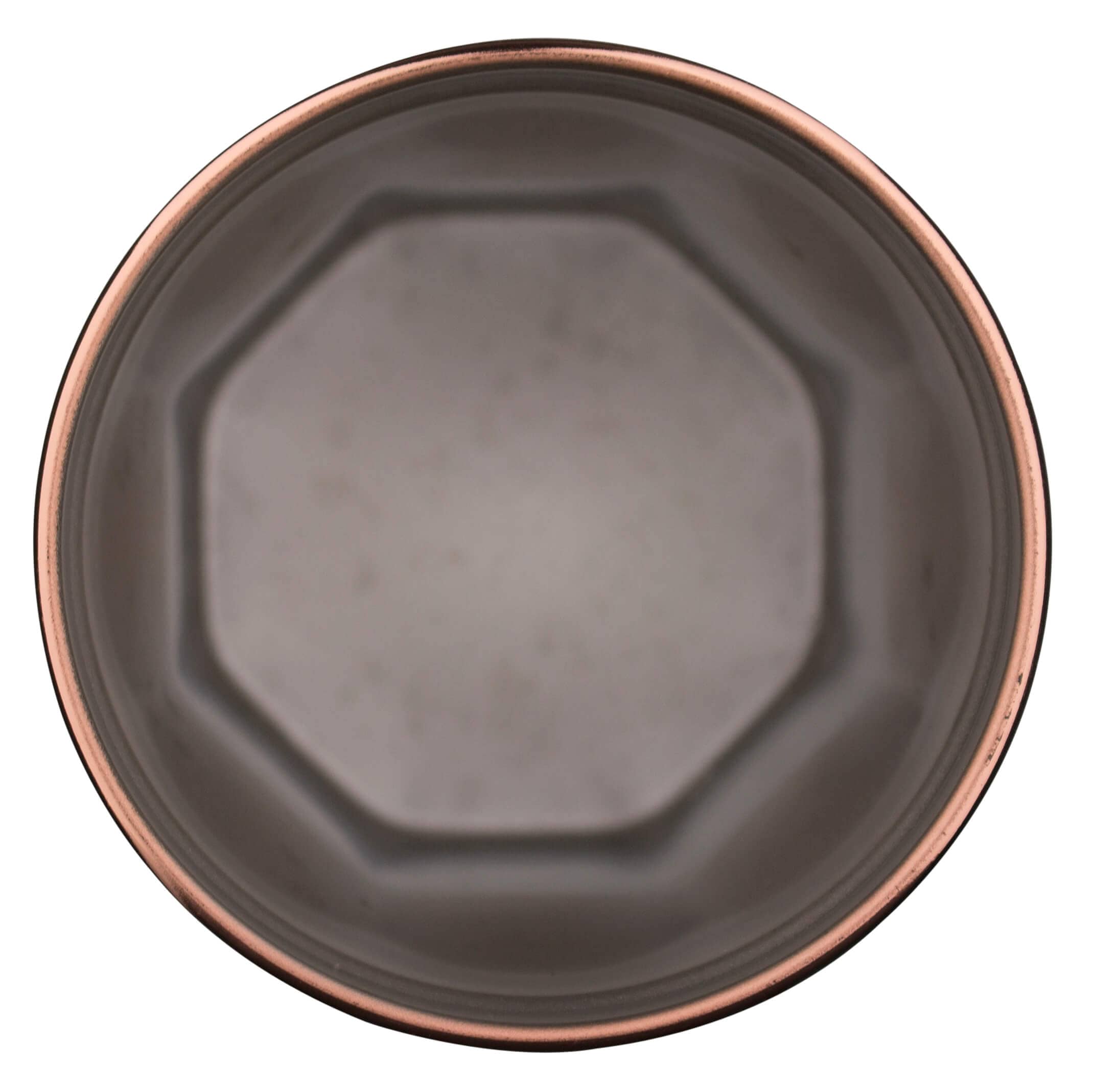 Julep mug, octagonal - copper colored