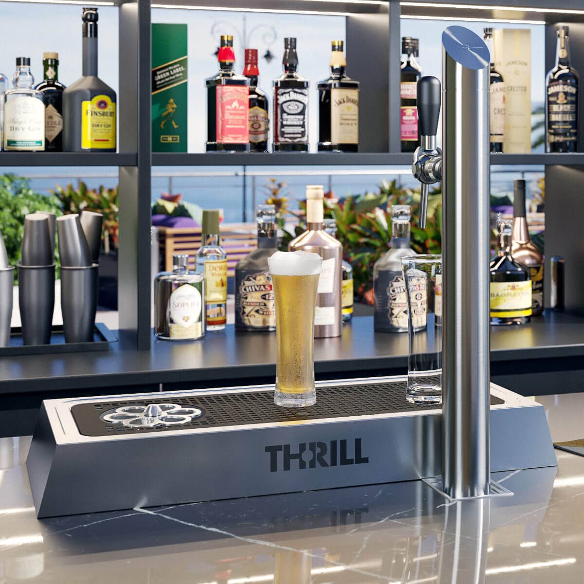 CO2 Glasfroster Thrill Vortex TAP - Edelstahl