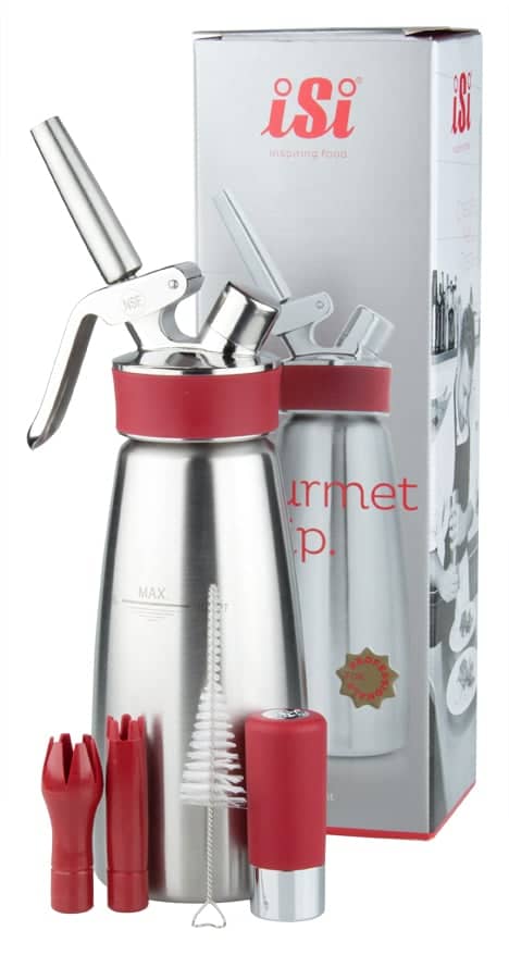 iSi Sahnebereiter "Gourmet Whip PLUS", Edelstahl - 0,5l