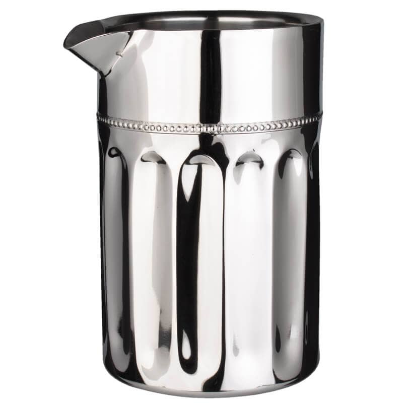 Vaso mezclador / vaso agitador de acero inoxidable, de doble pared - 600 ml