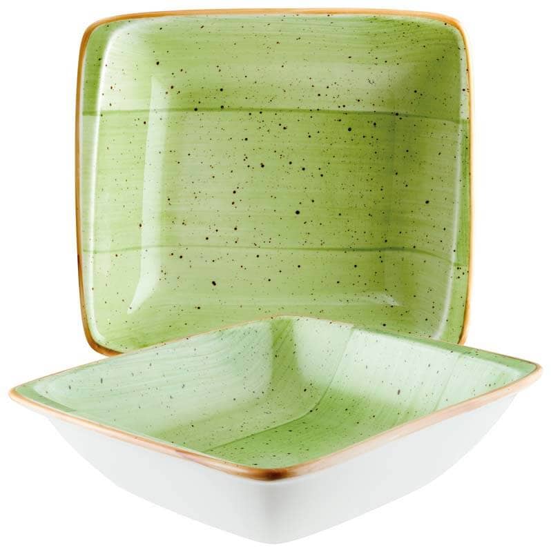 Bonna Aura Therapy Moove Deep plate 19x17cm green - 12 pcs.