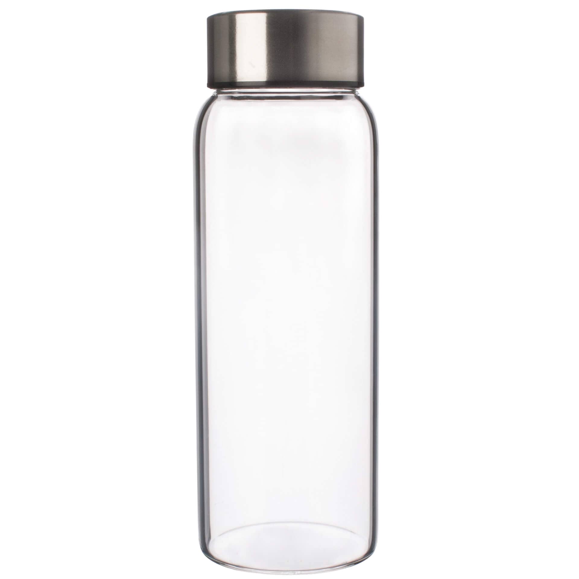 Glass bottle with stainless steel cap - 750 ml