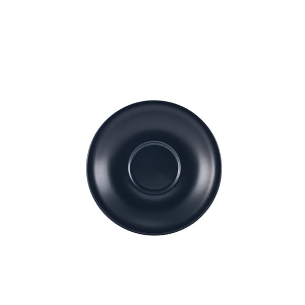 Soucoupe en porcelaine bleu mat – 13,5 cm (6 pcs)