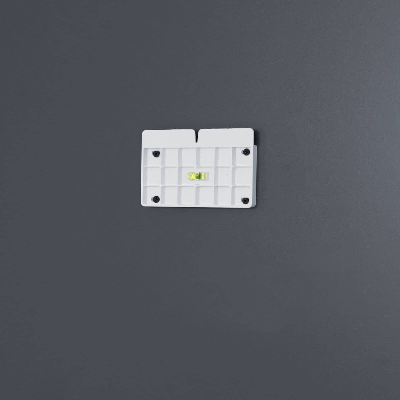 Poubelle avec support mural, 32 litres - blanc brillant