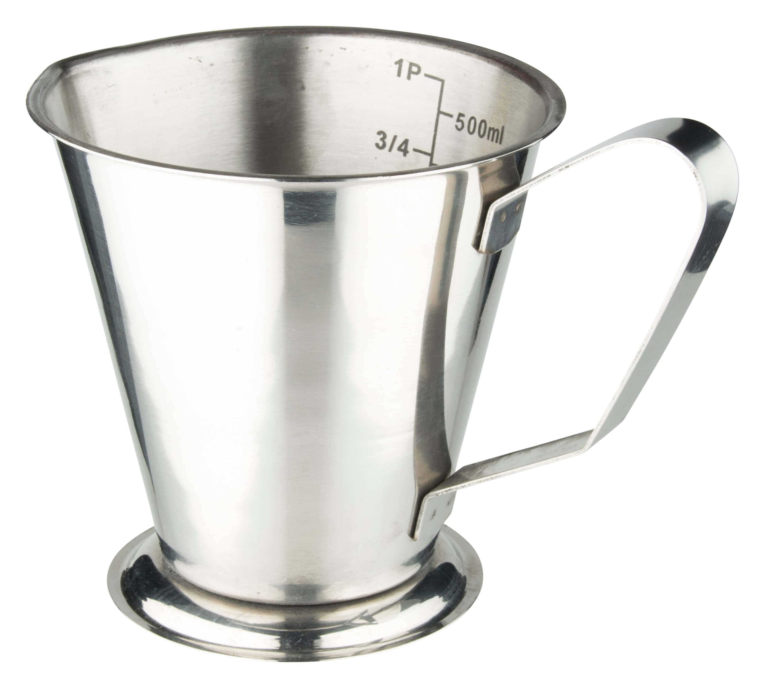 Gobelet gradué - acier inoxydable (0,5l)